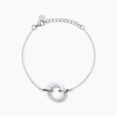 Bracelet Grizzel Argent Blanc Oxyde De Zirconium - Bracelets Femme | Histoire d’Or